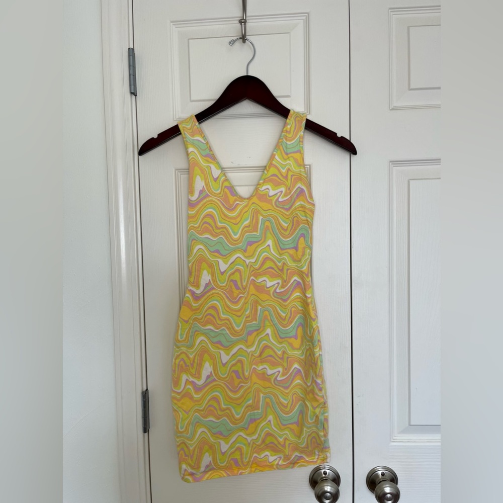 Groovy Bodycon Mini Dress